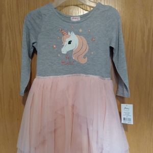 Pinky unicorn dress